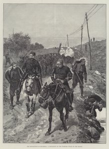 La Révolution en Roumélie, un bataillon du Nizam turc en marche